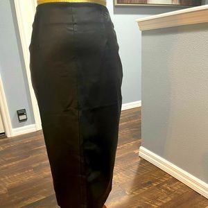 Zara faux leather skirt.